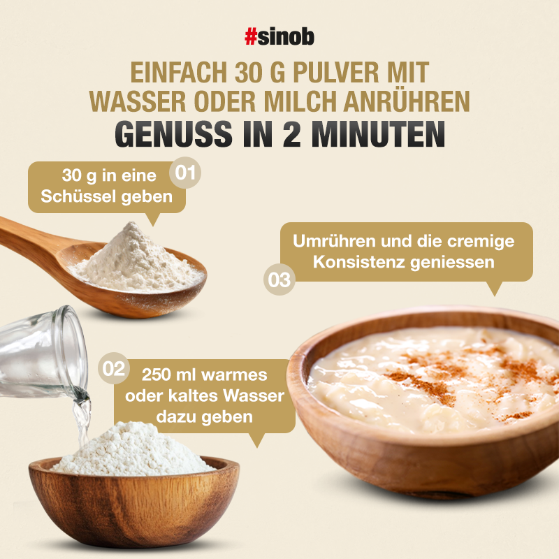 sinob Core Reis Pudding / Rice Cream neutral