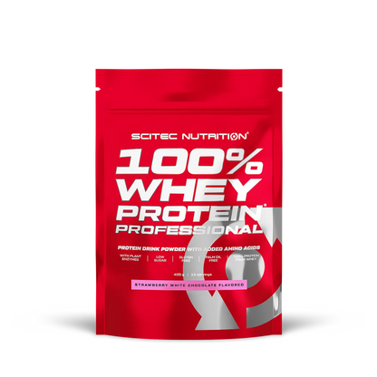 Scitec 100% Whey Protein Professional 400 g – Erdbeer-Weiße Schokolade