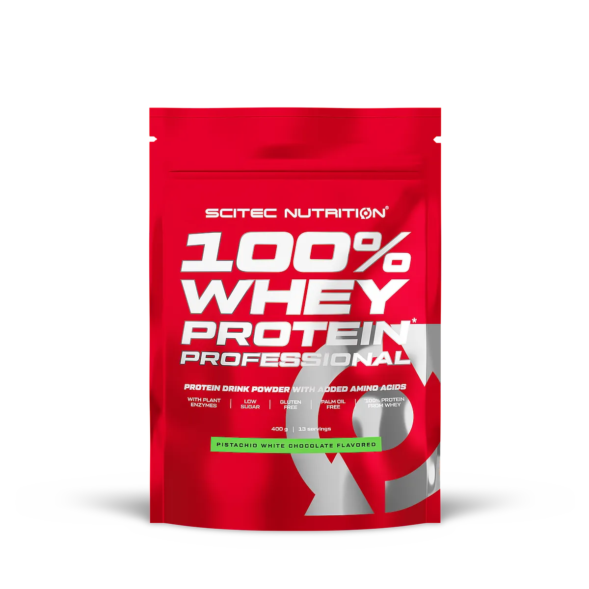 Scitec 100% Whey Protein Professional 400 g – Pistazie-weiße Schokolade