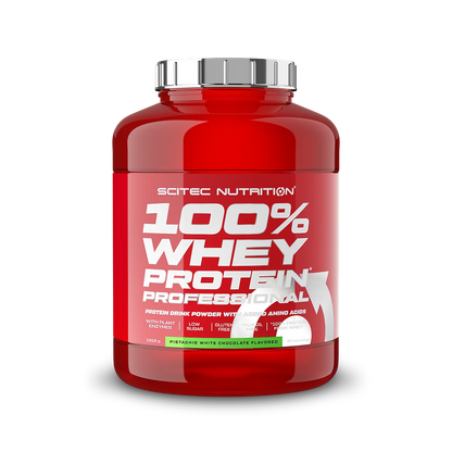 Scitec 100% Whey Protein Professional 1816 g – Pistazie-weiße Schokolade