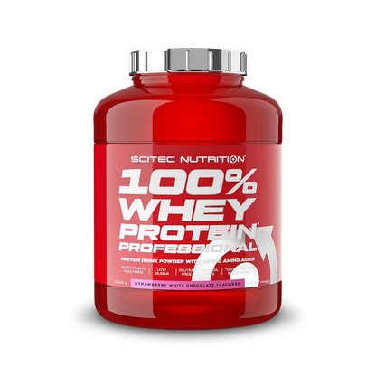 Scitec 100% Whey Protein Professional 1816 g – Erdbeer-Weiße Schokolade