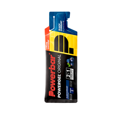 POWERBAR PowerGel Original - 4 x 41 g - Black Currant (+ Koffein)