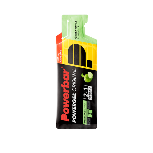 POWERBAR PowerGel Original - 4 x 41 g - Green Apple (+ Koffein)