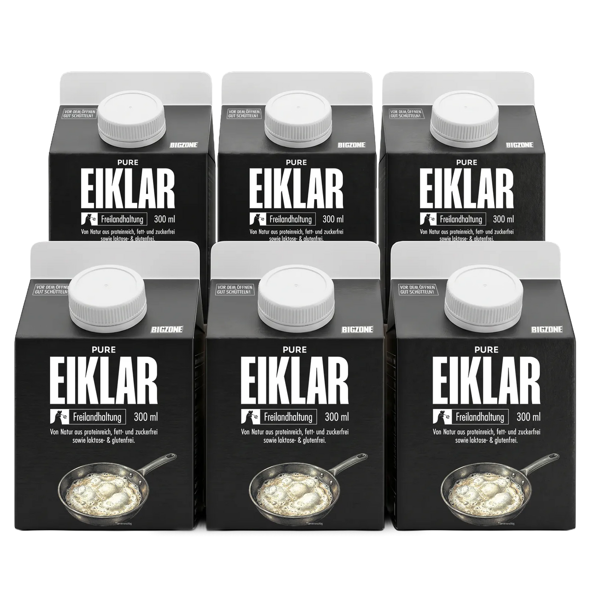 BIG ZONE Eiklar Natur - 6 x 300 g Natur