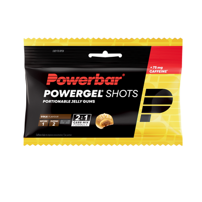POWERBAR PowerGel Shots - 4 x 60 g - Cola (+ Koffein)