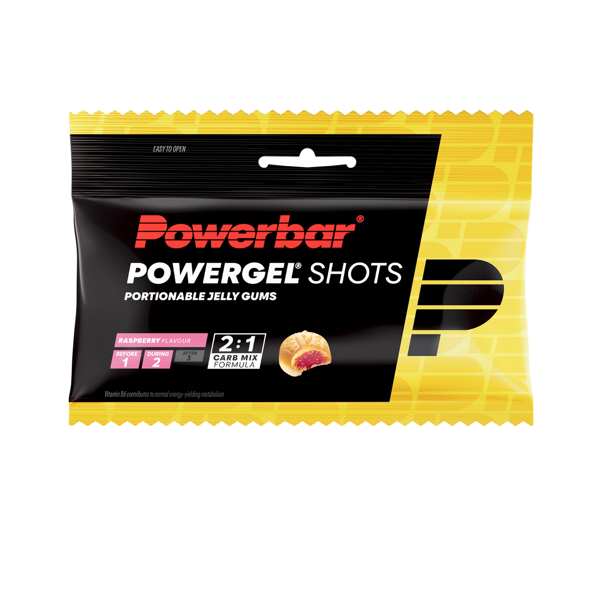POWERBAR PowerGel Shots - 4 x 60 g - Raspberry