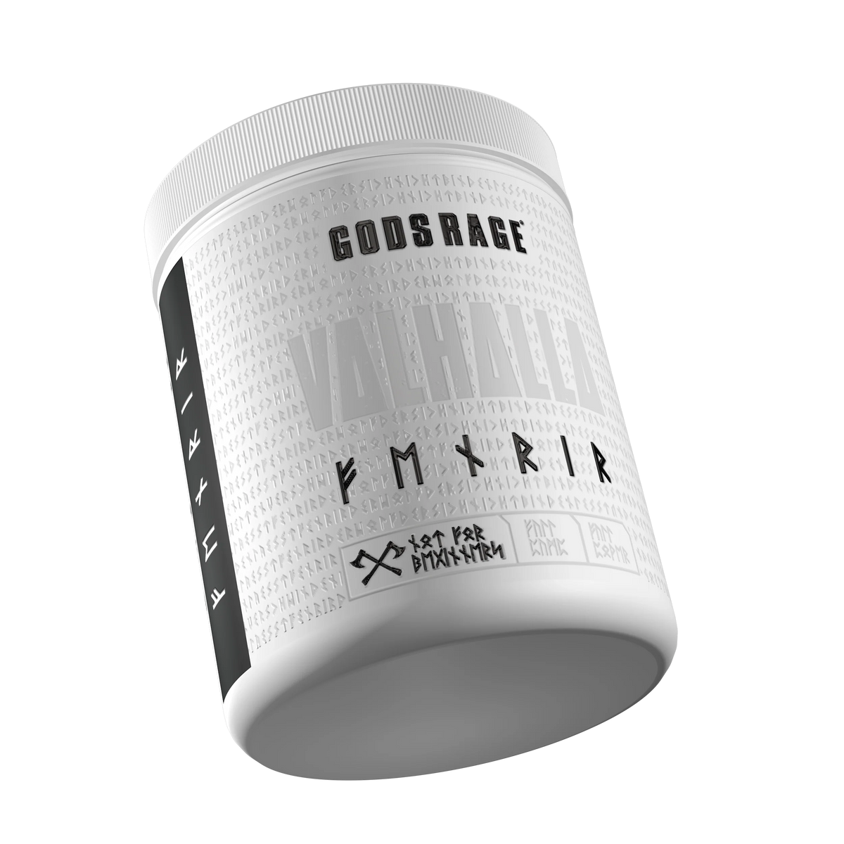 GODSRAGE Valhalla Fenrir White Pump 500 g, Dose seitlich