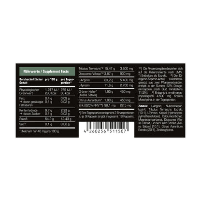 SRS Dios Gen 180 Kapseln Etikett links