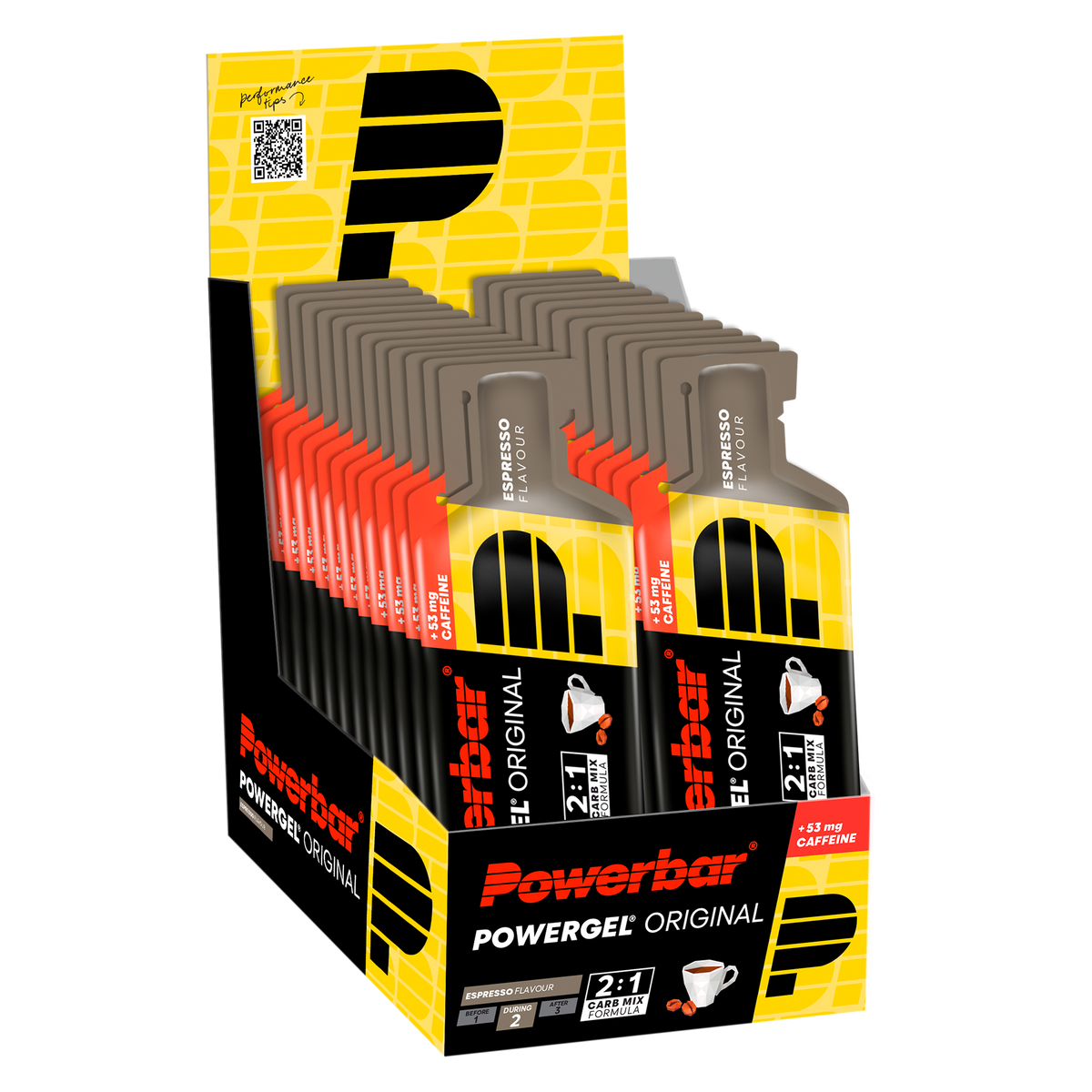 POWERBAR PowerGel Original - 24 x 41 g - Espresso (+ Koffein)