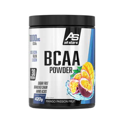 ALL STARS BCAA Powder 420 g Mango Passion Fruit, Dose Vorderseite