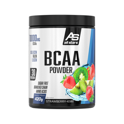 ALL STARS BCAA Powder 420 g Strawberry-Kiwi, Dose Vorderseite