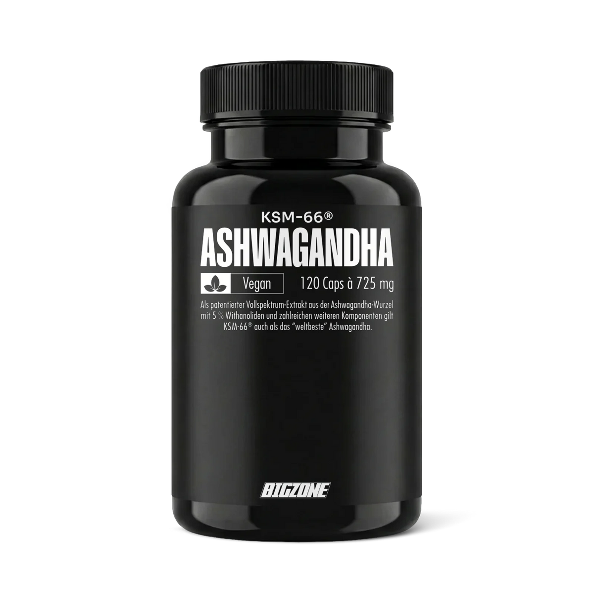 BIG ZONE Ashwagandha KSM-66 - 120 Kapseln