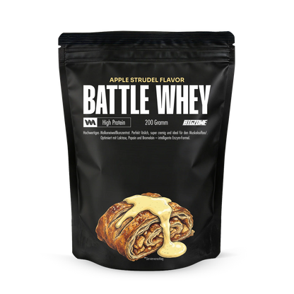BIG ZONE Battle Whey Mini - 200 g Apfelstrudel