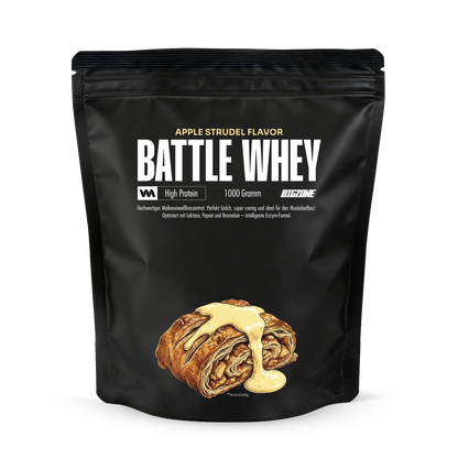 BIG ZONE Battle Whey - 1000 g Apfelstrudel