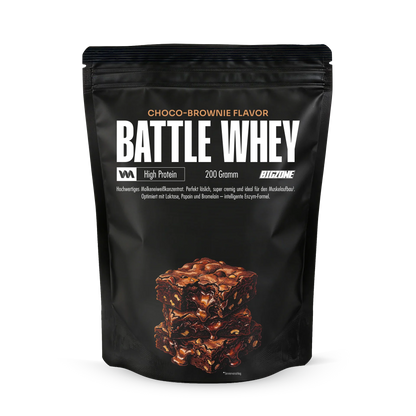BIG ZONE Battle Whey Mini - 200 g Schoko Brownie
