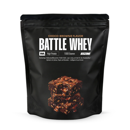BIG ZONE Battle Whey - 1000 g Schoko Brownie