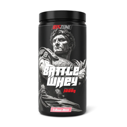 BIG ZONE Battle Whey - 1000 g Erdbeer Milch