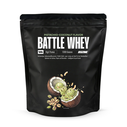 BIG ZONE Battle Whey - 1000 g Pistazie Kokos