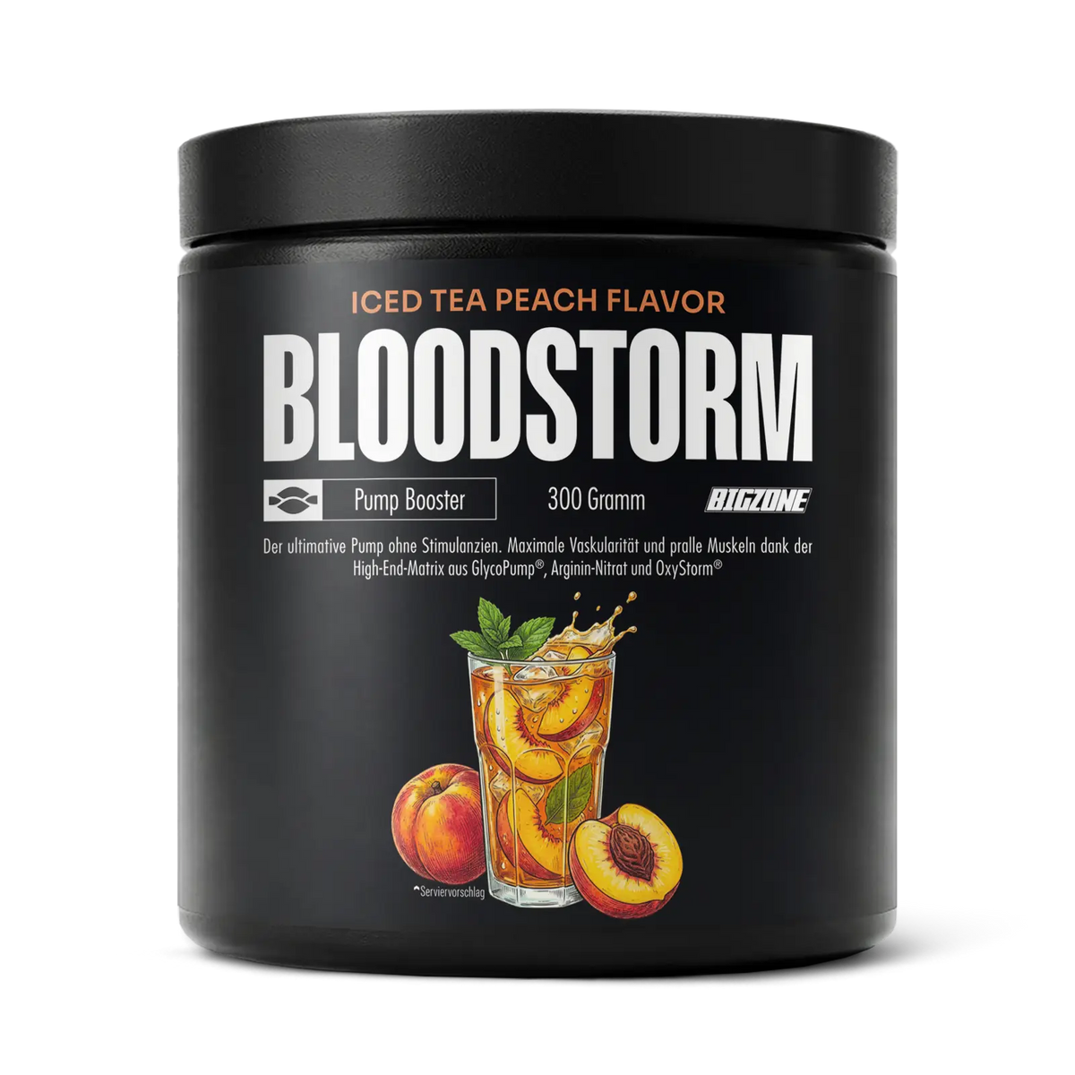 BIG ZONE Bloodstorm 2.0 - 300 g Eistee Pfirsich