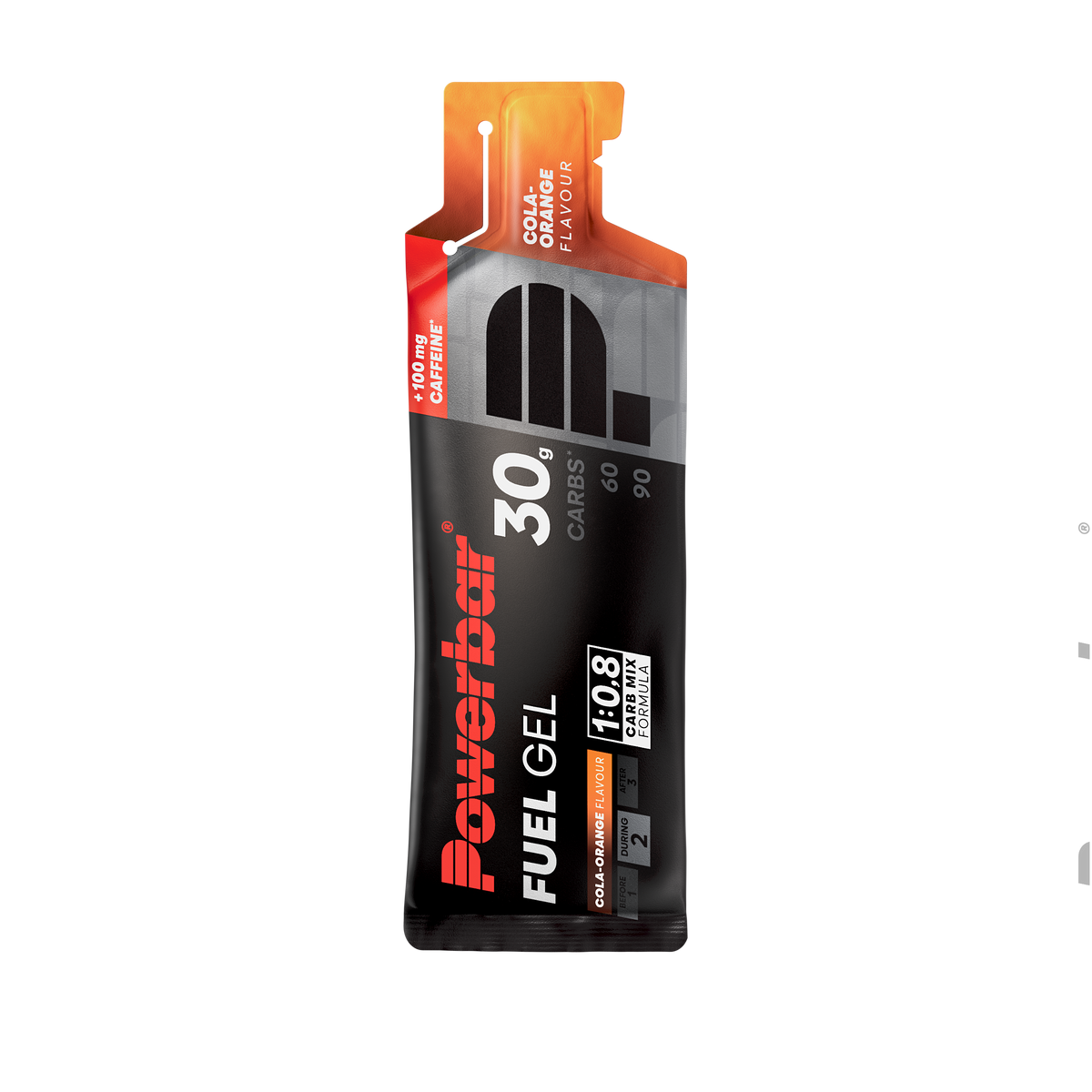 POWERBAR Fuel Gel 30 - 4 x 50 ml - Cola-Orange + Caffeine