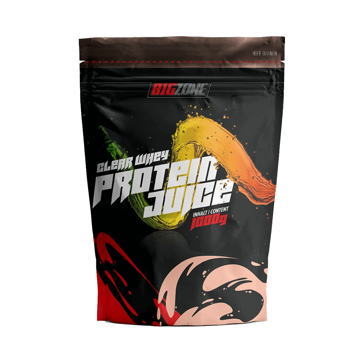 BIG ZONE Clear Whey Protein Juice - 1000 g Multivitamin