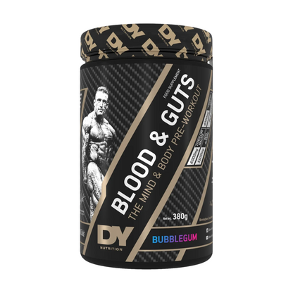 DY Nutrition Blood & Guts 380 g Bubblegum, Dose Vorderseite