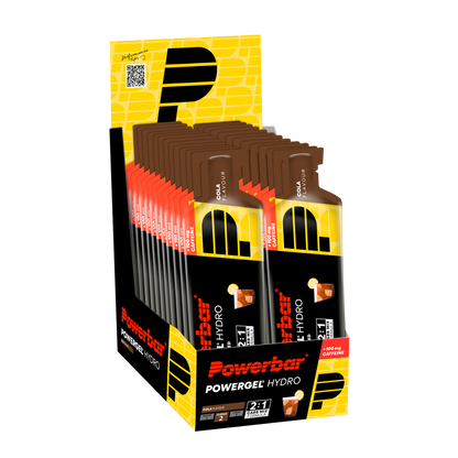 POWERBAR PowerGel Hydro - 24 x 67 ml - Cola (+ Koffein)
