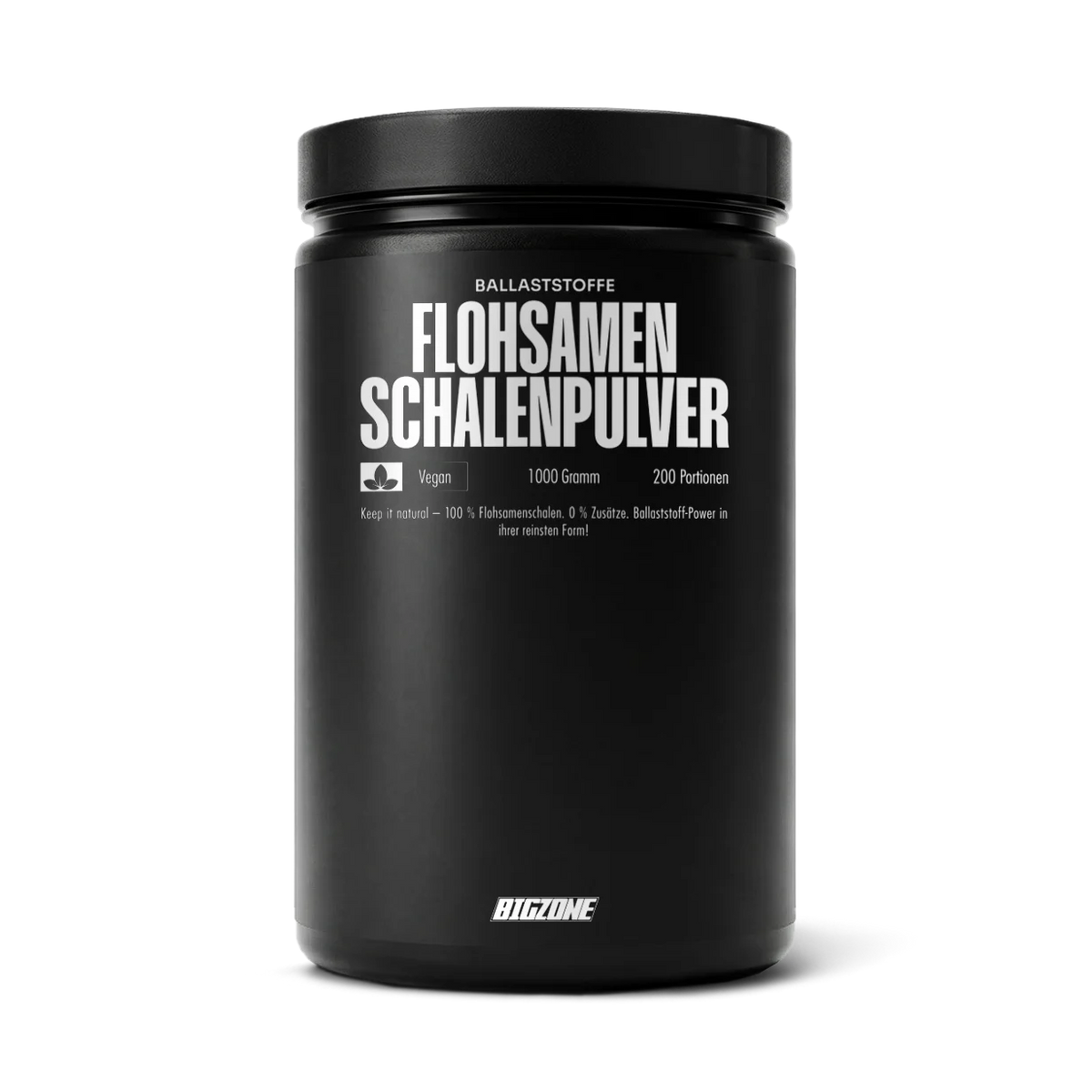BIG ZONE Flohsamenschalenpulver - 1000 g Neutral