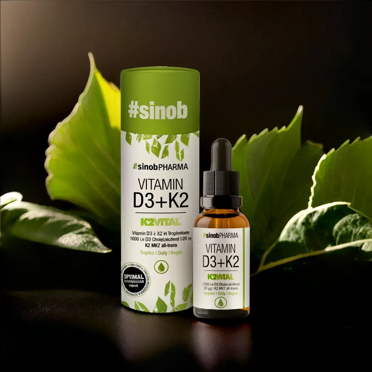 sinob Vitamin D3 + K2 Tropfen 10ml