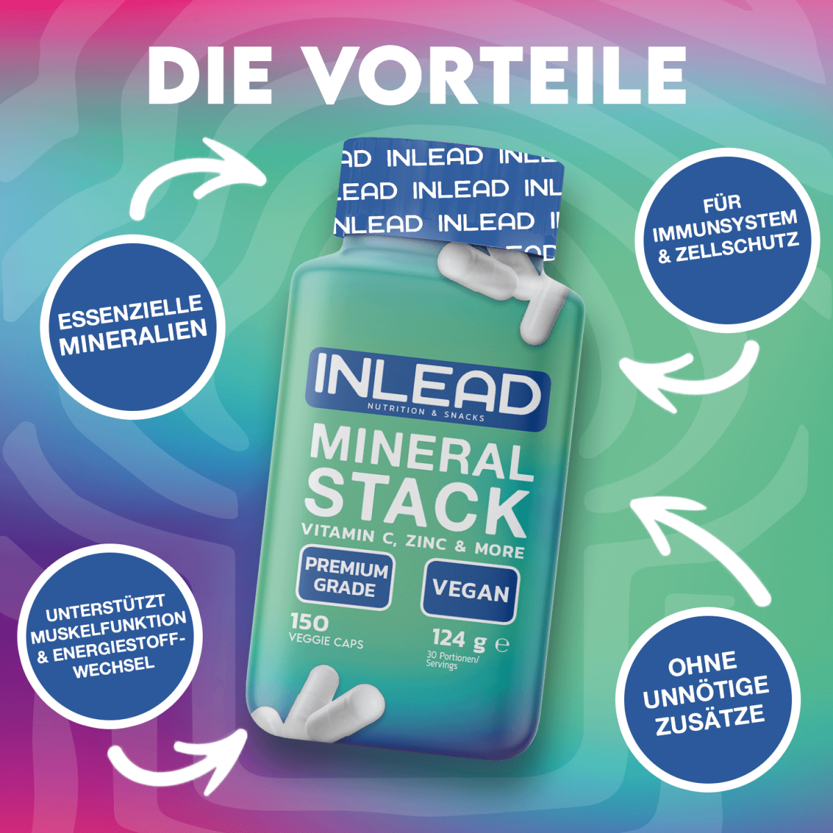 Inlead Mineral Stack – 150 Caps