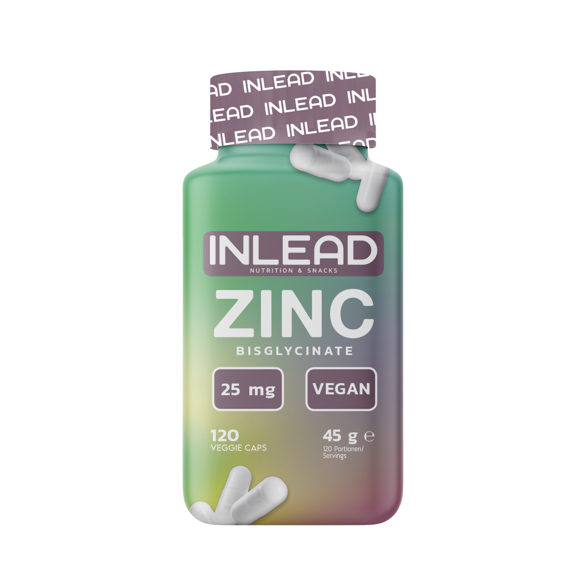 Inlead Zinc Bisglycinate 120 Caps