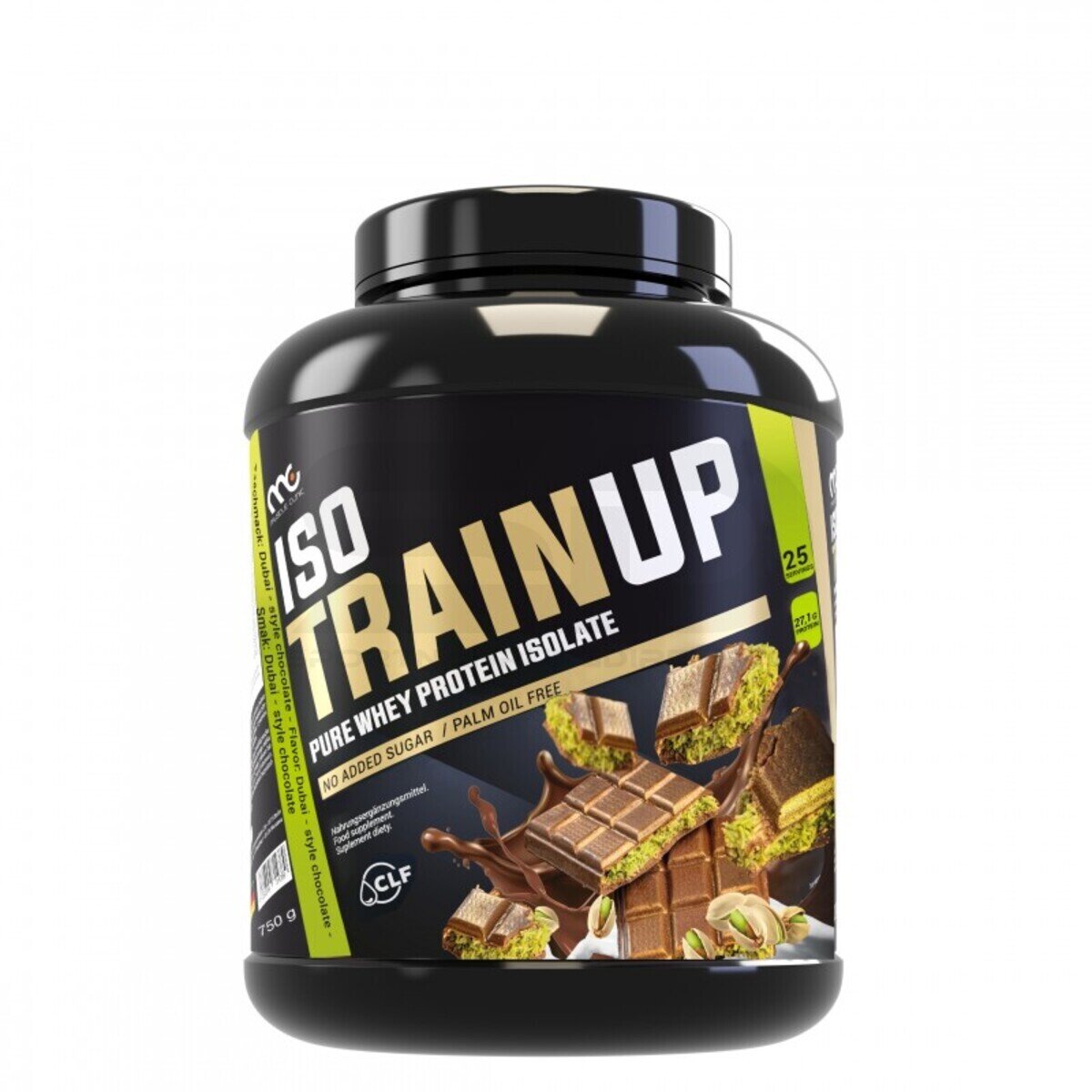 MUSCLE CLINIC Isolate TrainUp 750 g Dubai Chocolate Style