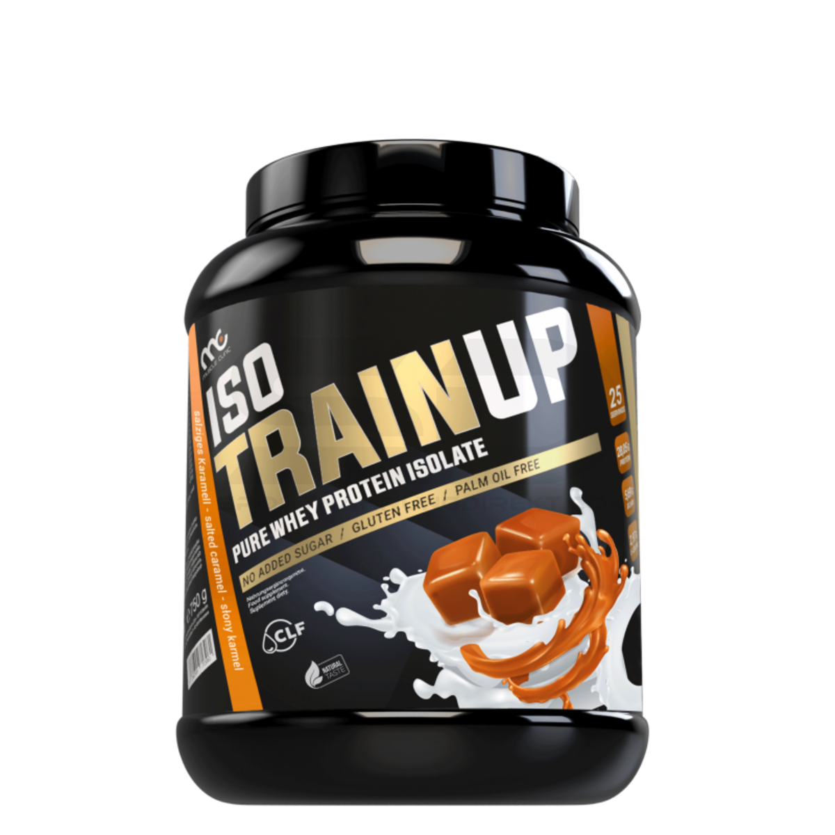 MUSCLE CLINIC Isolate TrainUp 750 g Salted Caramel