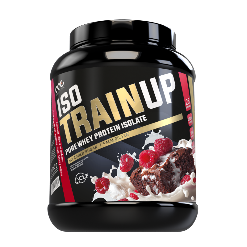 MUSCLE CLINIC Isolate TrainUp 750 g Brownie with Raspberry