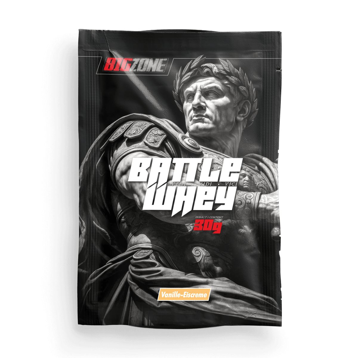 BIG ZONE Battle Whey Probe - 30 g Vanille Eiscreme