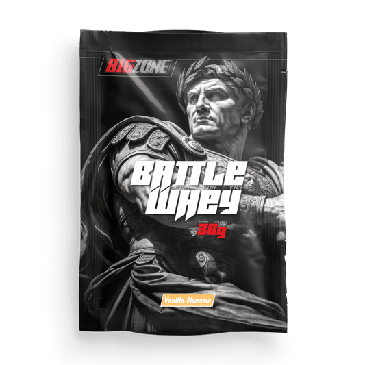 BIG ZONE Battle Whey Probe - 30 g Vanille Eiscreme