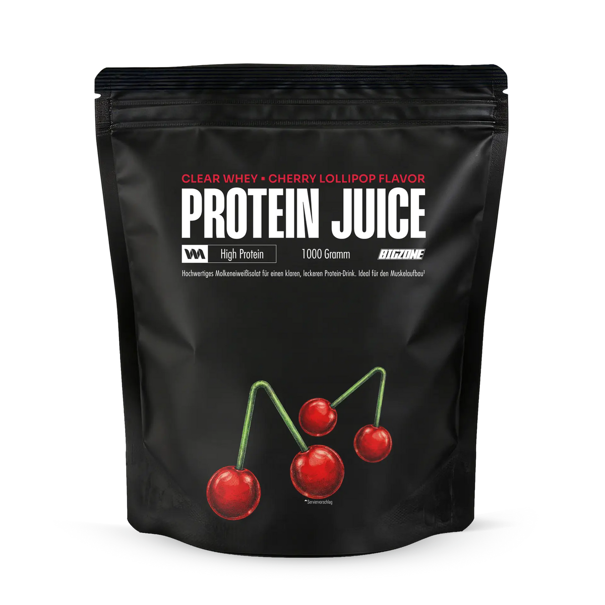 BIG ZONE Clear Whey Protein Juice - 1000 g Kirschlolli