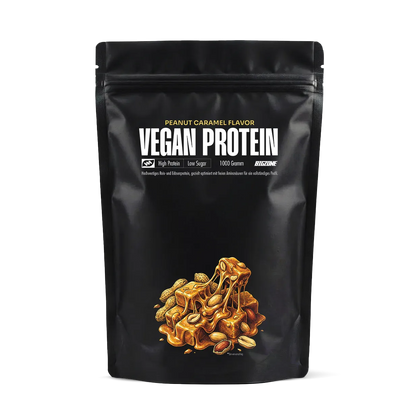 BIG ZONE Vegan Protein - 1000 g Erdnuss Karamell
