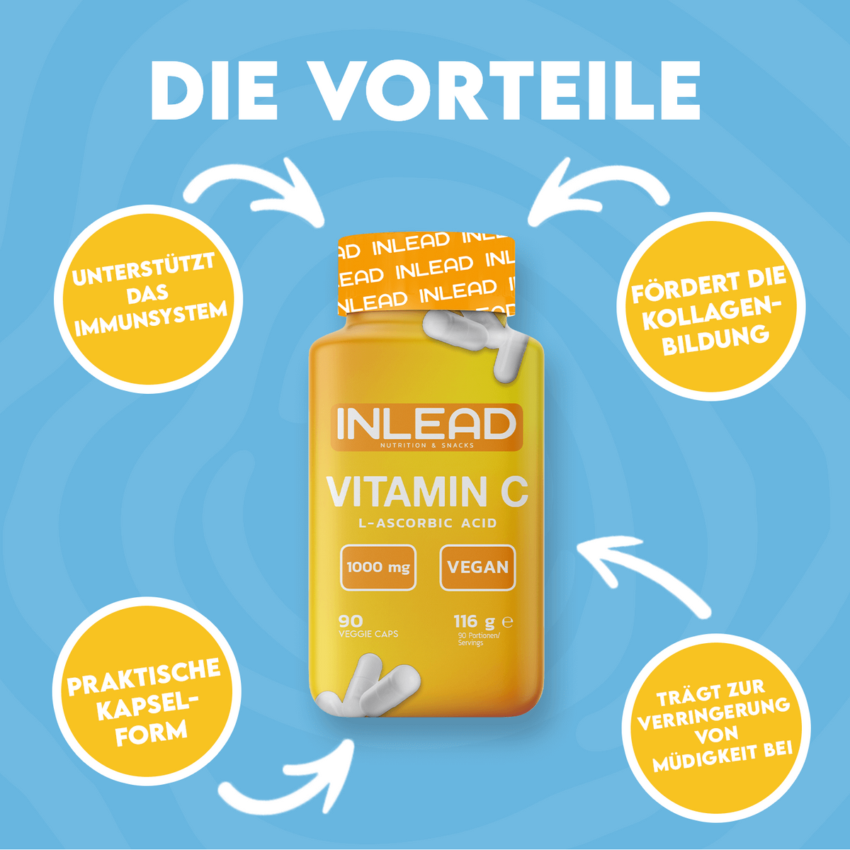 Inlead Vitamin C – 90 Caps