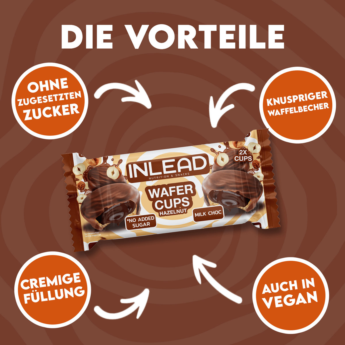 Inlead Peanut Cups - [15er Display] – Moodbild 1