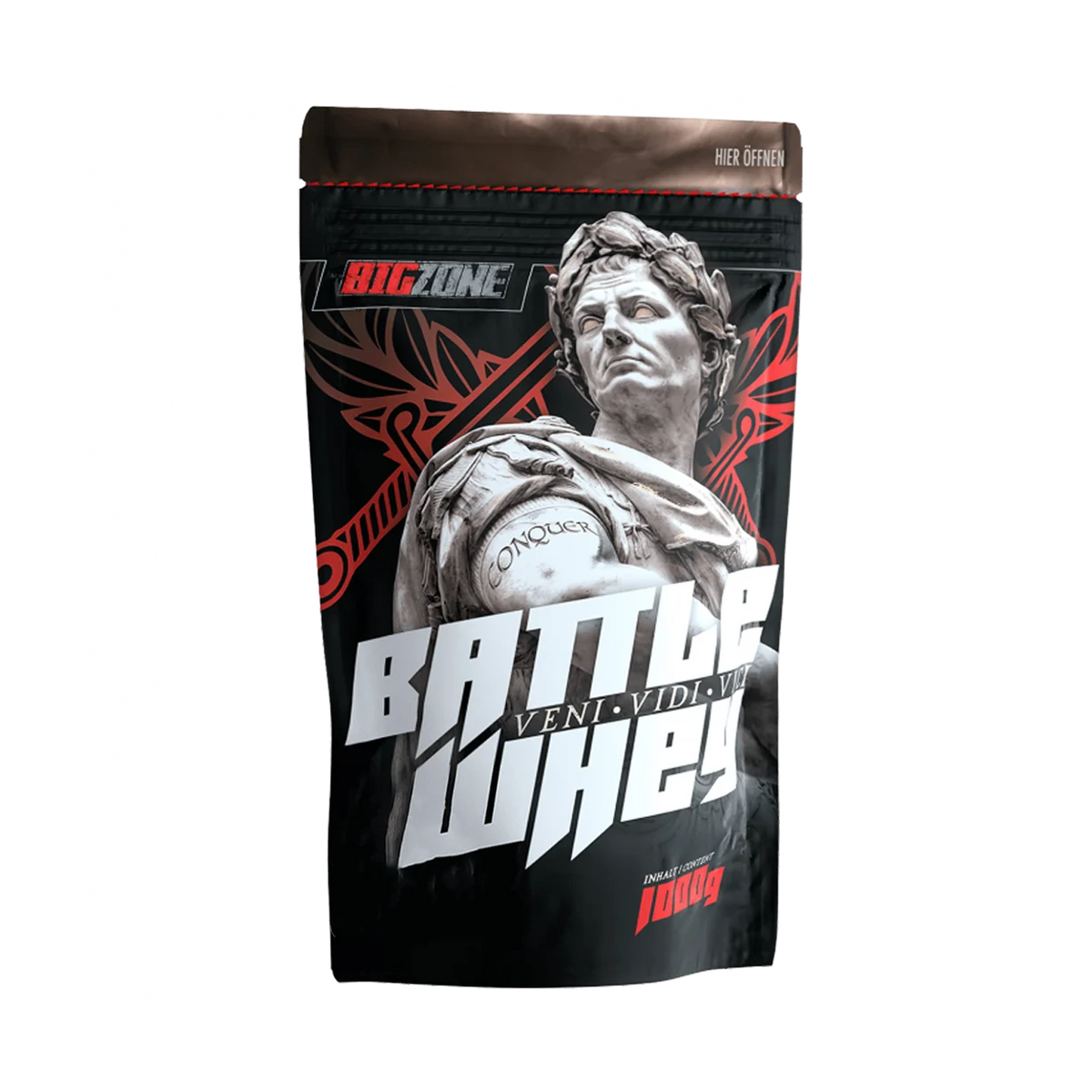 BIG ZONE Battle Whey - 1000 g Joghurt Haselnuss