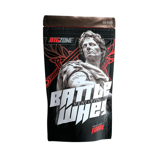 BIG ZONE Battle Whey - 1000 g Joghurt Haselnuss